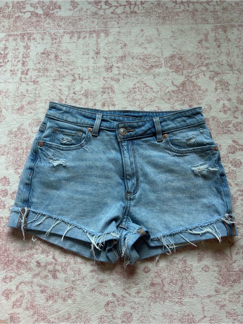 American Eagle Ripped Jean Shorts